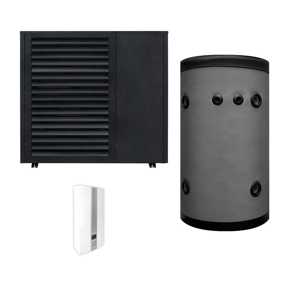 Skagen - 8kW med 160L Buffertank og 11-15kW el-gennemstr&oslash;mningsvandvarmer