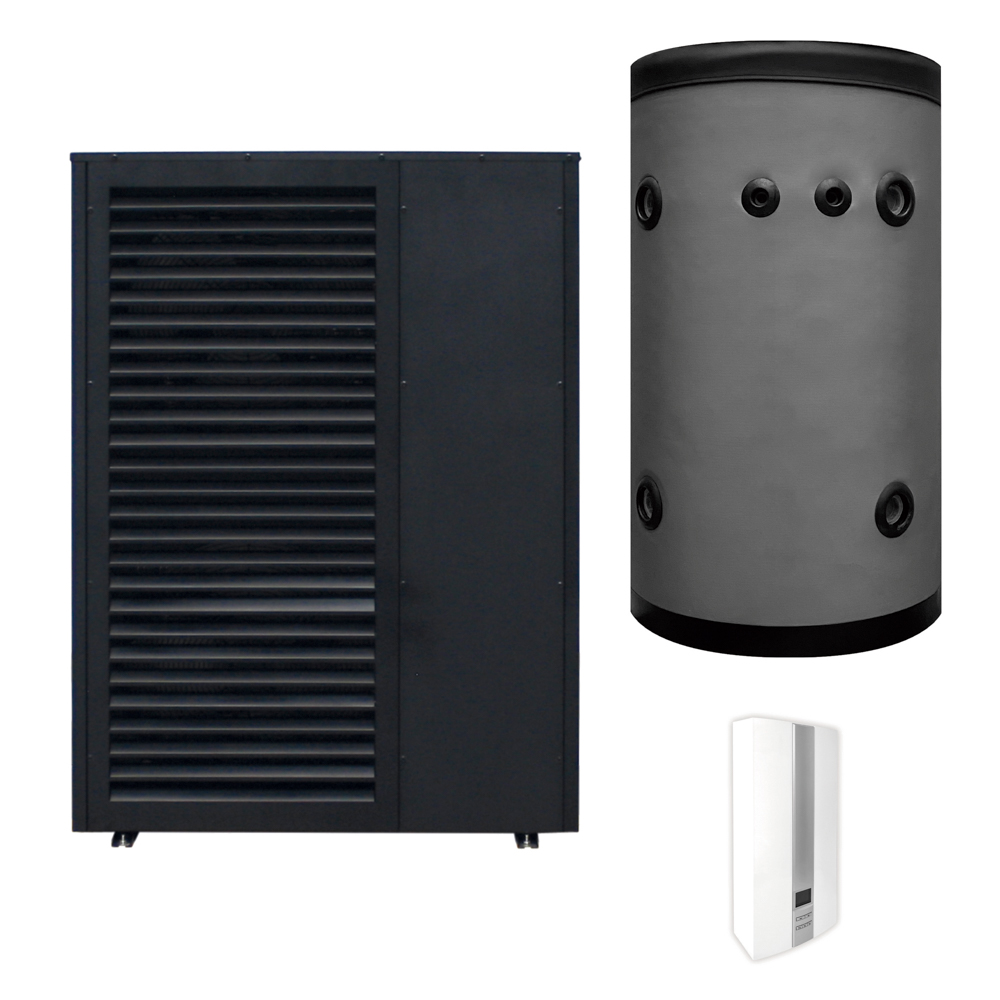 Skagen - 14kW med 160L Buffertank og 11-15kW el-gennemstr&oslash;mningsvandvarmer